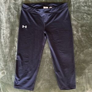 Under Armour Cropped Black Leggings